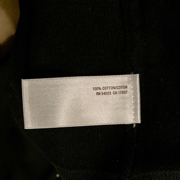 Old Navy Black Sweater with Beaded Detail Size Medium Cardigan Grunge Whimsigoth - Picture 7 of 14